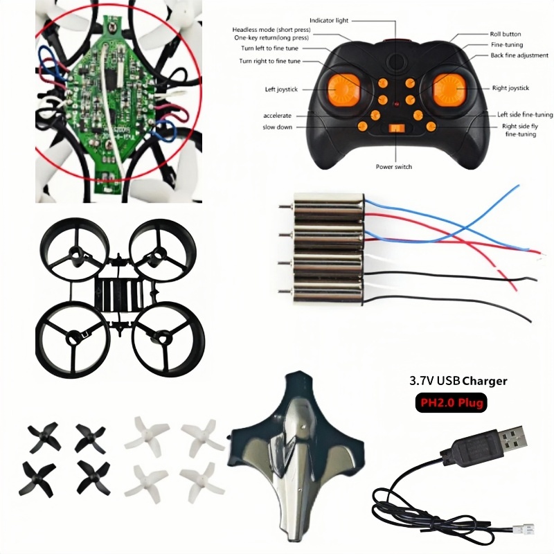 Drone Battery Charger - Kit Drone DIY Lengkap 2.4G 6Axis