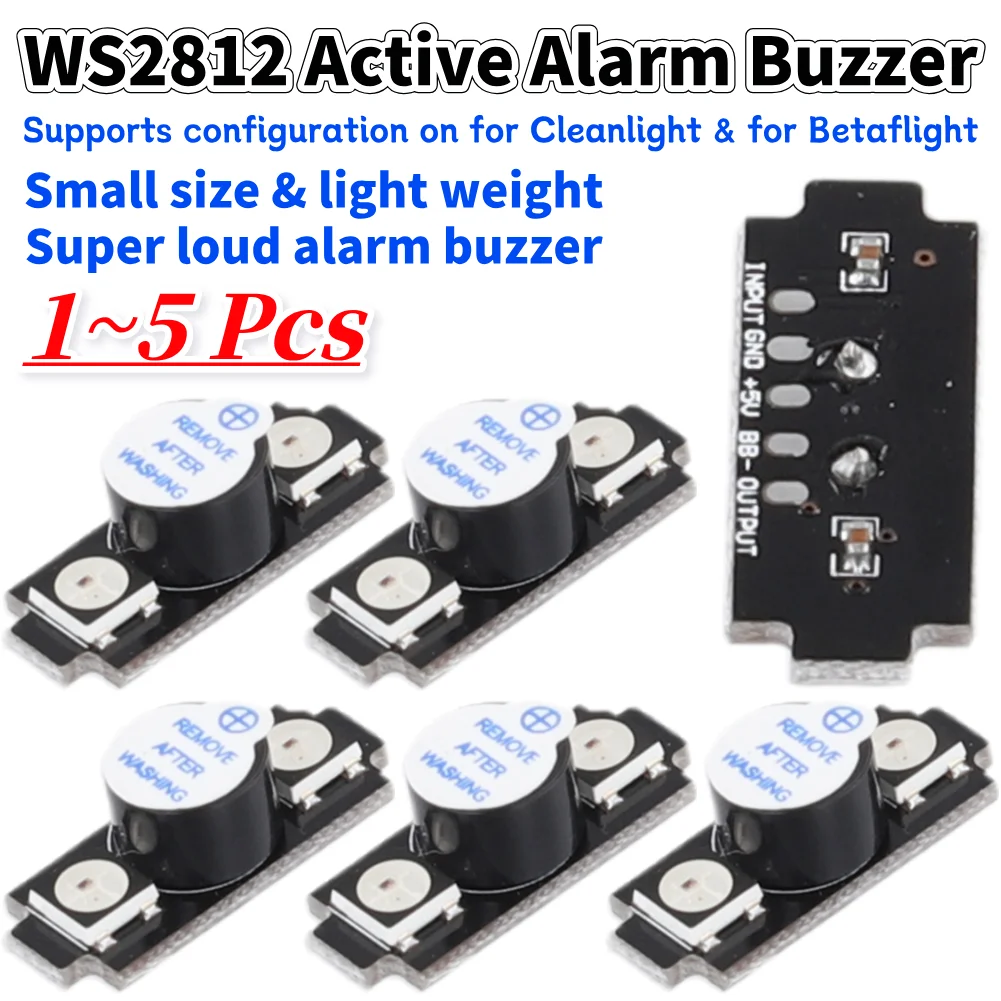 Drone Beacon Light - WS2812 Buzzer Alarm Aktif LED RGB
