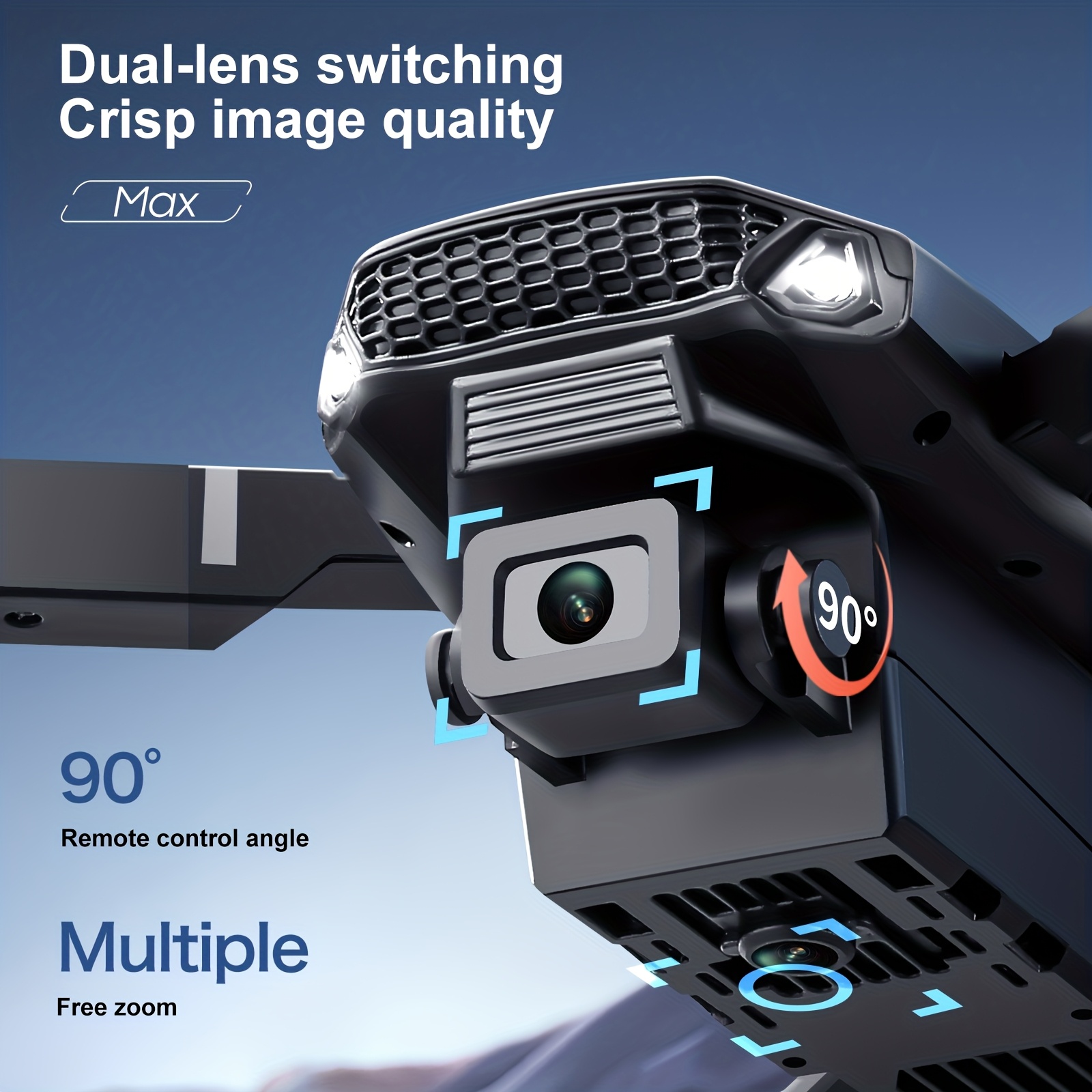 Drone Lipat E88 PRO MAX yang D - Drone Controller Screen ulasan dan harga