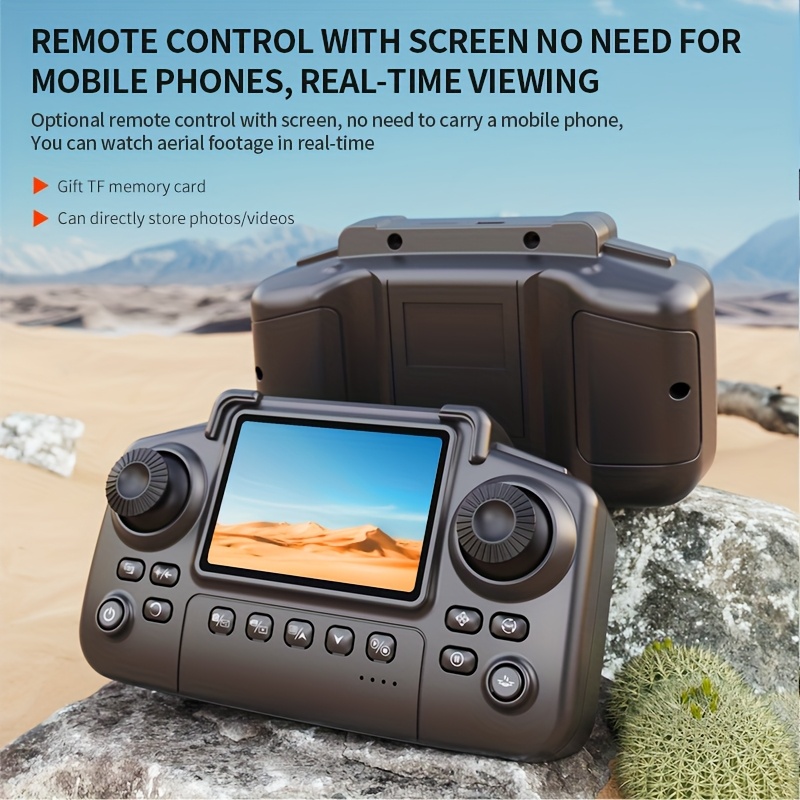Drone Lipat E99 PRO MAX dengan - Drone Controller Screen ulasan dan harga