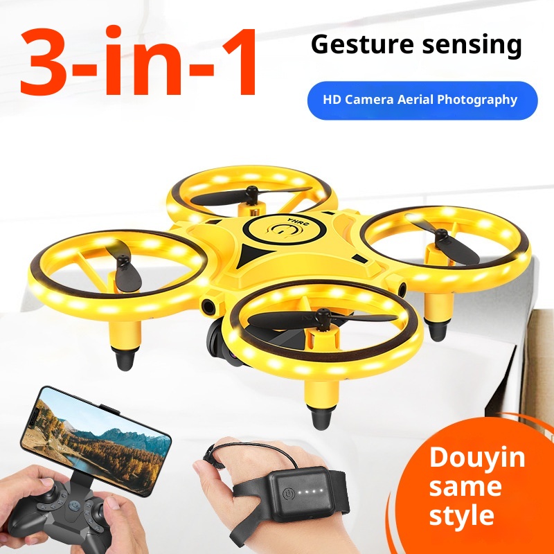Mainan Drone Kontrol Gerakan E - Drone Beacon Light ulasan dan harga