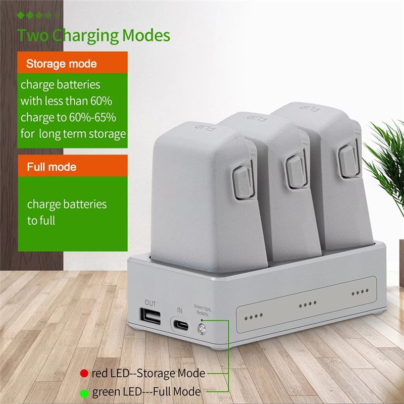 B92B Hub Pengisian Daya Tiga A - Drone Power Bank ulasan dan harga